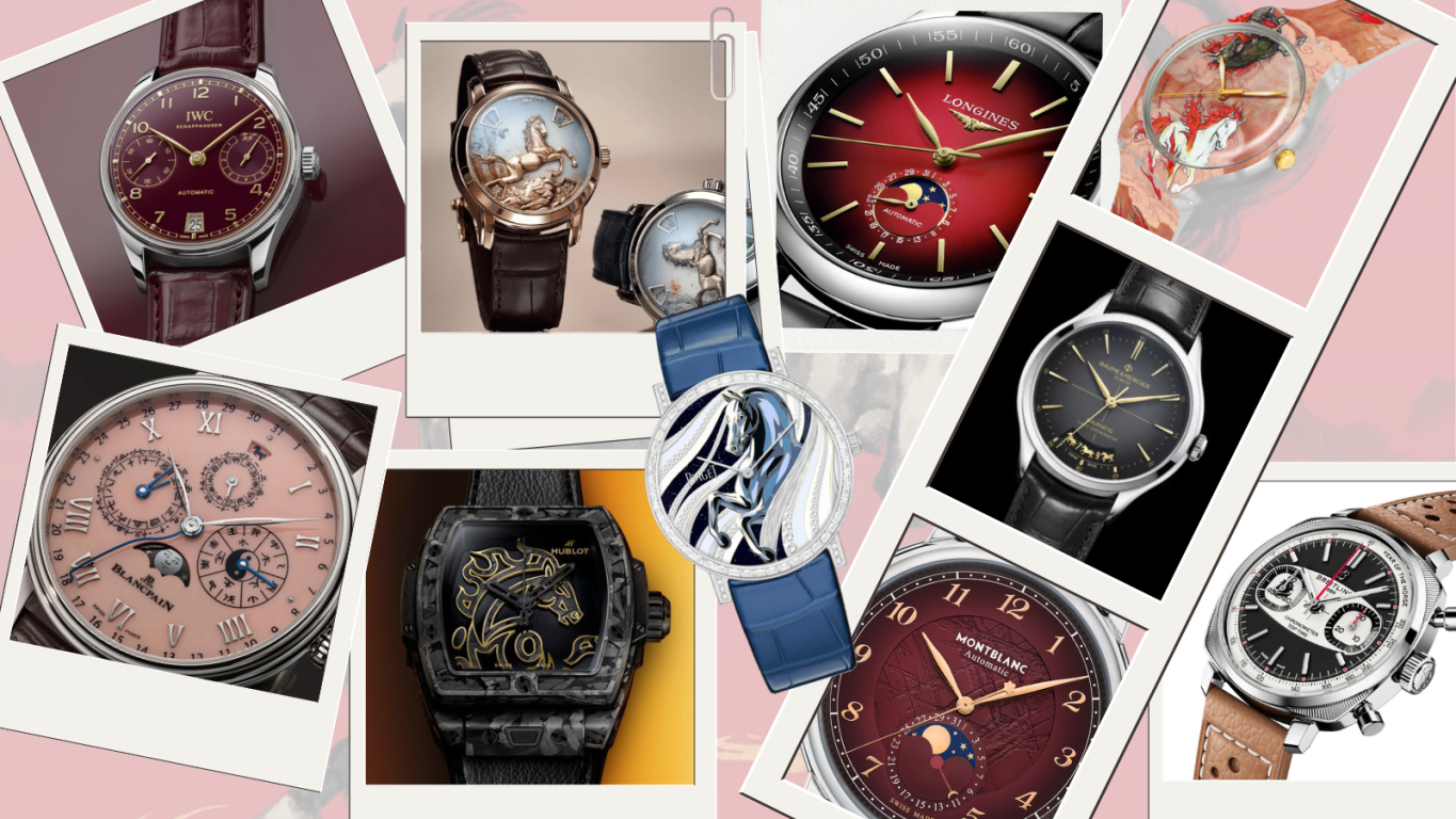 Rel&oacute;gios dedicados ao Ano do Cavalo de Fogo