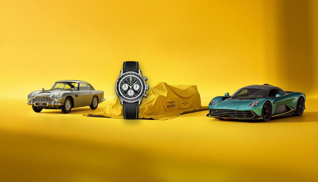 Breitling regressa à Fórmula 1 numa parceria com a Aston Martin
