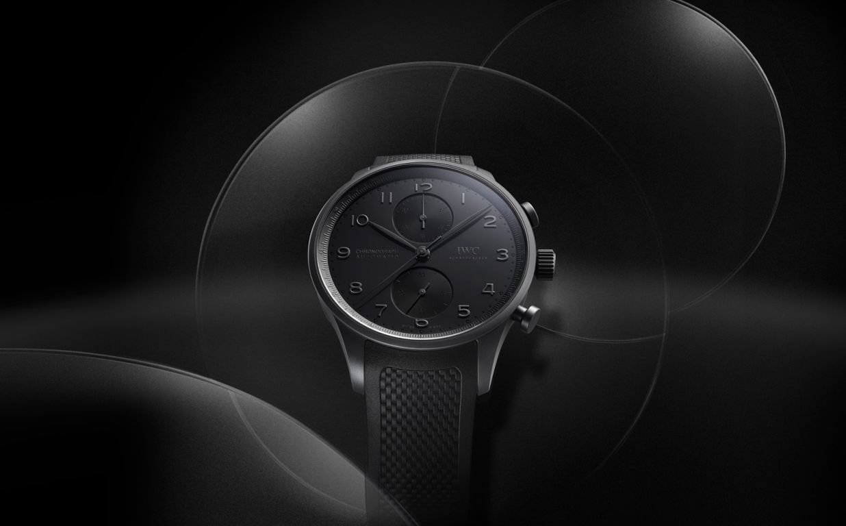 IWC Portugieser Chronograph Ceratanium: o &iacute;cone entra em "dark mode"