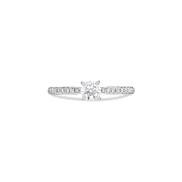 Anel Solitário Infinity Ouro Branco 0.40ct
