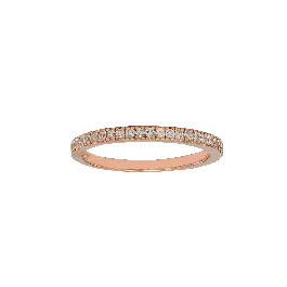 Anel ADINA Dourado Rosa