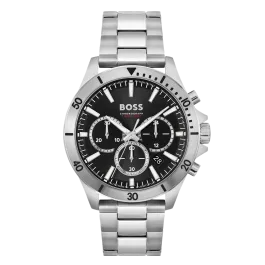 Relógio Troper Cronógrafo Preto Aço