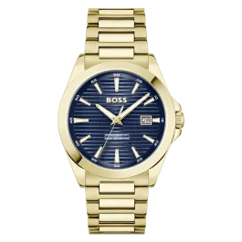 Relógio Homem STRIKE Aço Dourado