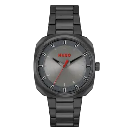 Relógio #Shrill Cinzento Aço IP Preto