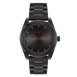 Relógio Homem #BRIGHT Aço IP Preto