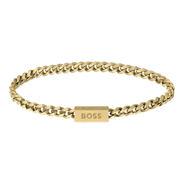 Pulseira Homem Aço Dourado Chain for Him