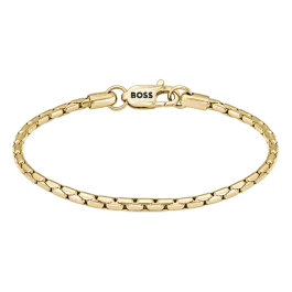 Pulseira Homem malha corrente dourada