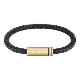 Pulseira Homem Pele e Aço ARES SINGLE