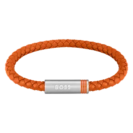 Pulseira Homem Pele e Aço ARES SINGLE