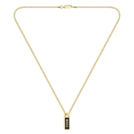 Colar Homem Aço Dourado KASSY EMBLEM