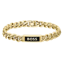Pulseira Homem Aço Dourado KASSY EMBLEM