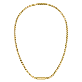 Colar Homem Aço Malha Dourada DORAN