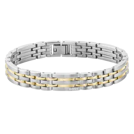 Pulseira Homem Aço Bicolor WESLEY