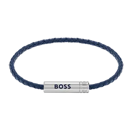 Pulseira Homem Pele e Aço Ares Air