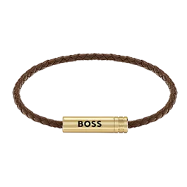 Pulseira Homem Pele e Aço Ares Air