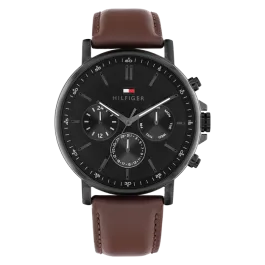 Relógio Homem Multifunções Pele