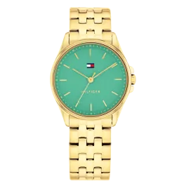 Relógio Mulher Aço IP Dourado