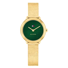 Relógio Mulher Aço IP Dourado