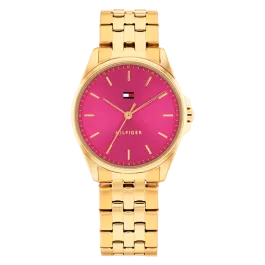 Relógio Mulher Aço IP Dourado