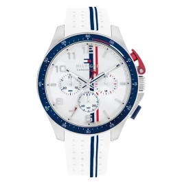 Relógio Homem Cronógrafo Silicone