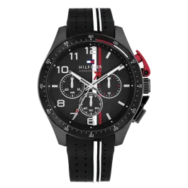 Relógio Homem Cronógrafo Silicone