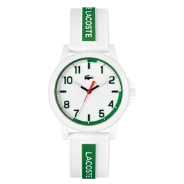 Relógio Rider Branco Verde Silicone