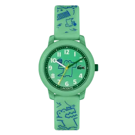 Relógio Criança L.12.12 Verde Silicone