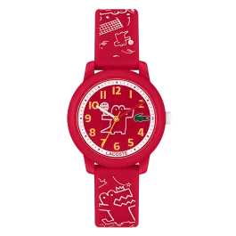Relógio Criança L.12.12 Vermelho Silicone