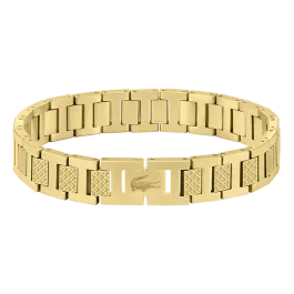 Pulseira Homem aço dourado METROPOLE
