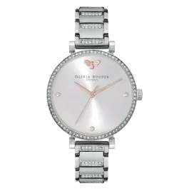 Relógio Belgrave Tbar Prateado Aço e Cristais