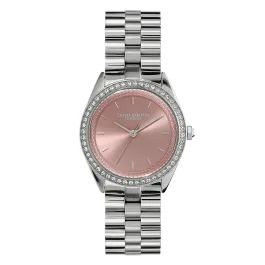 Relógio Mulher Bejewelled Aço Cristais