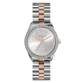 Relógio Mulher Bejewelled Aço Cristais