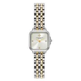 Relógio Mulher Mini Grosvenor Aço Bicolo