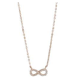 Colar AGNA Dourado Rosa