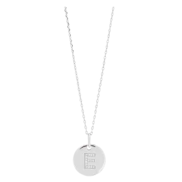 Colar ELLANOR LETTER E Prateado