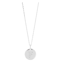 Colar ELLANOR LETTER F Prateado