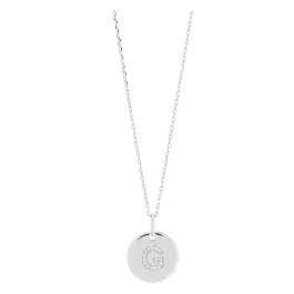Colar ELLANOR LETTER G Prateado