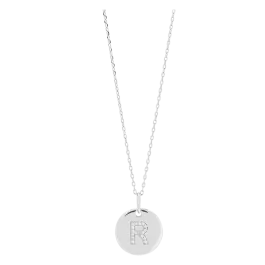 Colar ELLANOR LETTER R Prateado