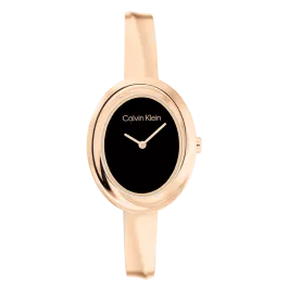 Relógio Senhora Dourado Rosa e Preto