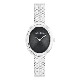 Relógio Senhora em Aço e Preto