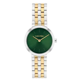 Relógio Senhora Bicolor e Verde