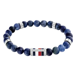 Pulseira Homem Aço e Sodalite