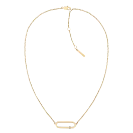 Colar Senhora Dourado com Cristais