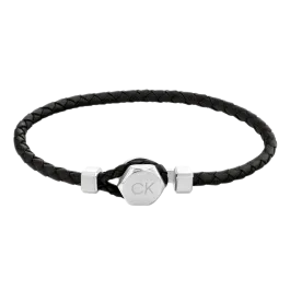 Pulseira Homem em Pele Preta