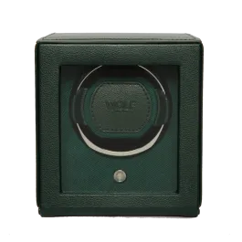 Caixa de Relógio Rotativa Unitária Verde