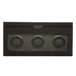 Caixa de Relógios Rotativa Tripla Axis