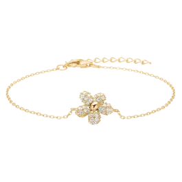 Pulseira PHOEBENOR Flor Dourada
