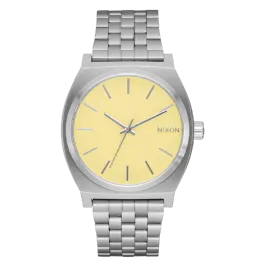 Relógio Time Teller Amarelo e Prateado