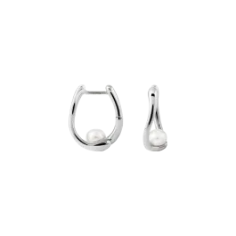 Brincos Pearl Aura Silver
