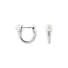 Brincos Pearl Audrey Silver